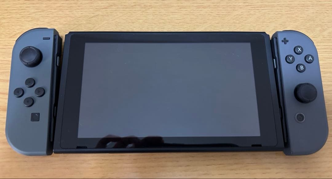 美品 Nintendo Switch グレー 本体 箱付き 抜け無し