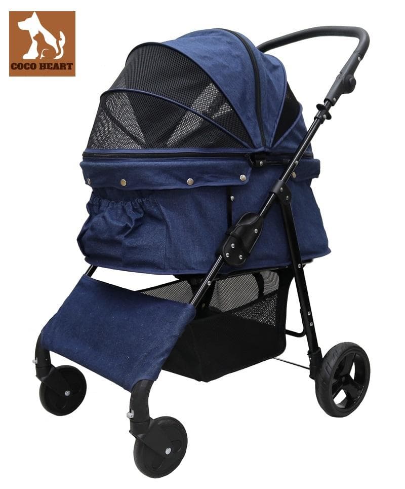 在庫調整の為大特価！ココハート 4輪ペットカート/甘えん坊バギーBIG