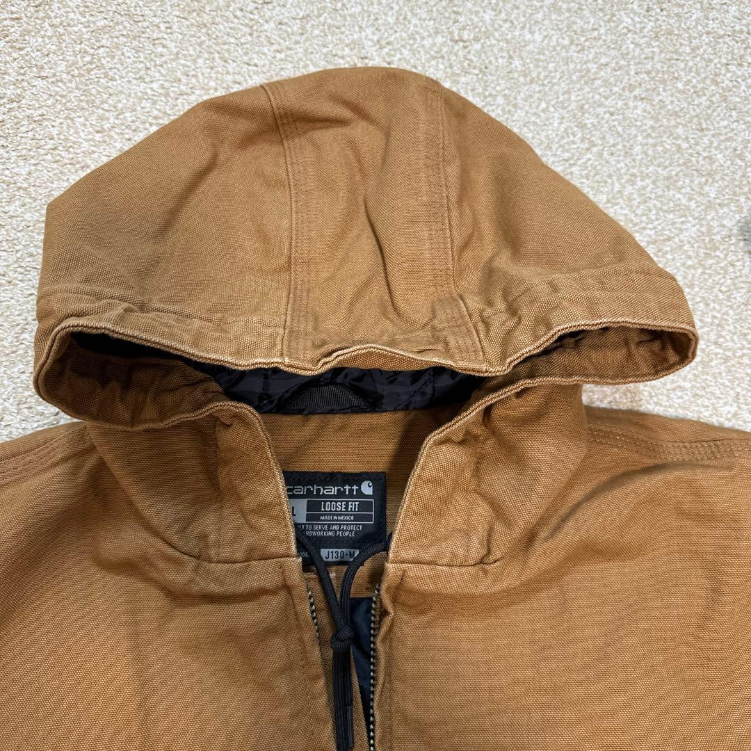 Carhartt J130 ダック ジャケット パーカー (L) カーハート