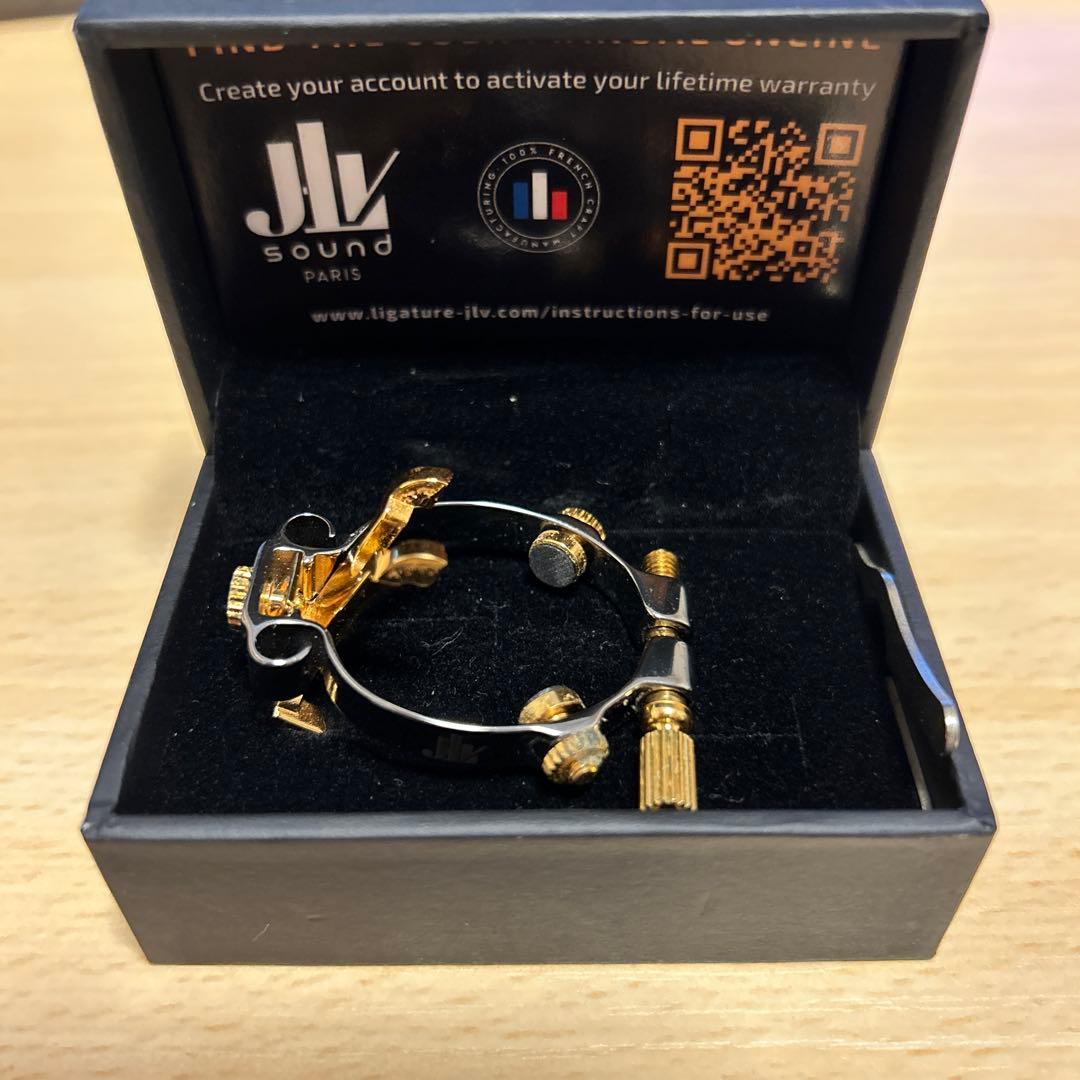 JLVリガチャー プラチナメッキ ソプラノサックス用