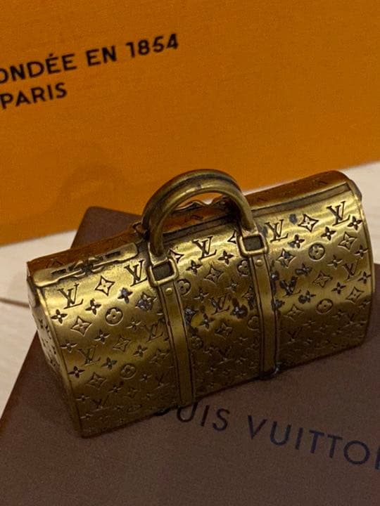 ルイヴィトン ペーパーウェイト キーポル ノベルティー 本物 美品