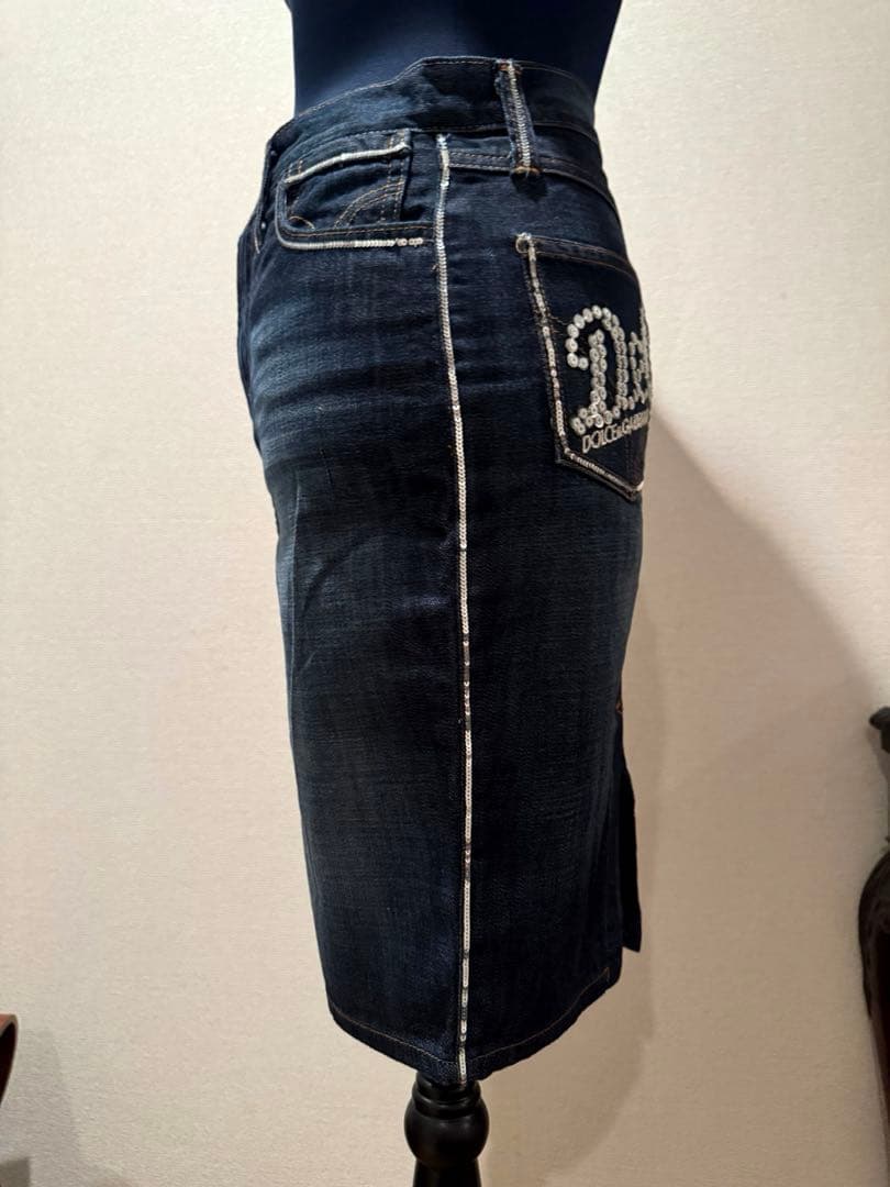 DOLCE＆GABBANA D&G 38/24 デニムスカート✨