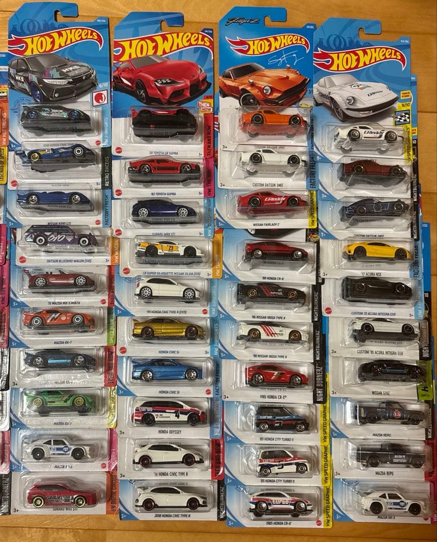 S*t様 ホットウィール 日本車まとめ売り 59台