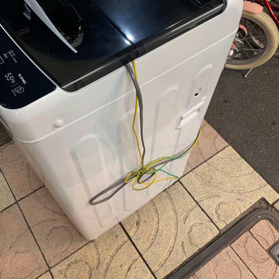 ELSONIC 全自動電気洗濯機 EHX55DD