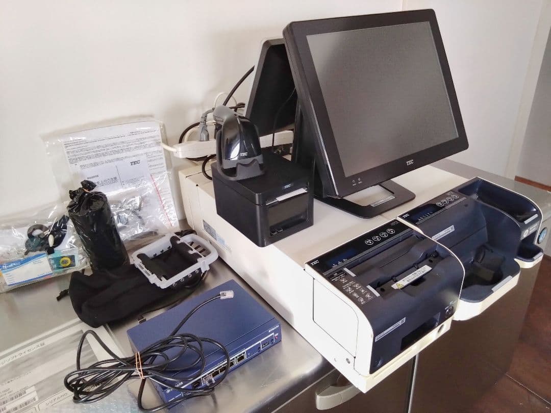中古】東芝TEC POSレジ 飲食店向セルフ会計システム 一式 美品 - メルカリ