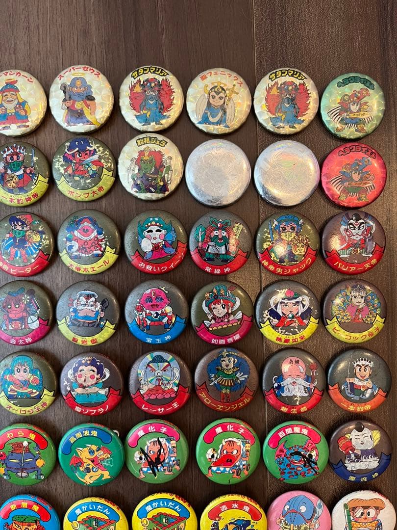当時物超希少激レア ニッスイビックリマン缶バッジ78個セットまとめ