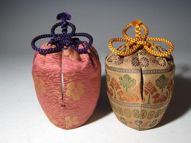 加藤卓男 瑠璃釉茶入「彩風」替え仕覆 眼鏡箱 堀内流 兼中斎