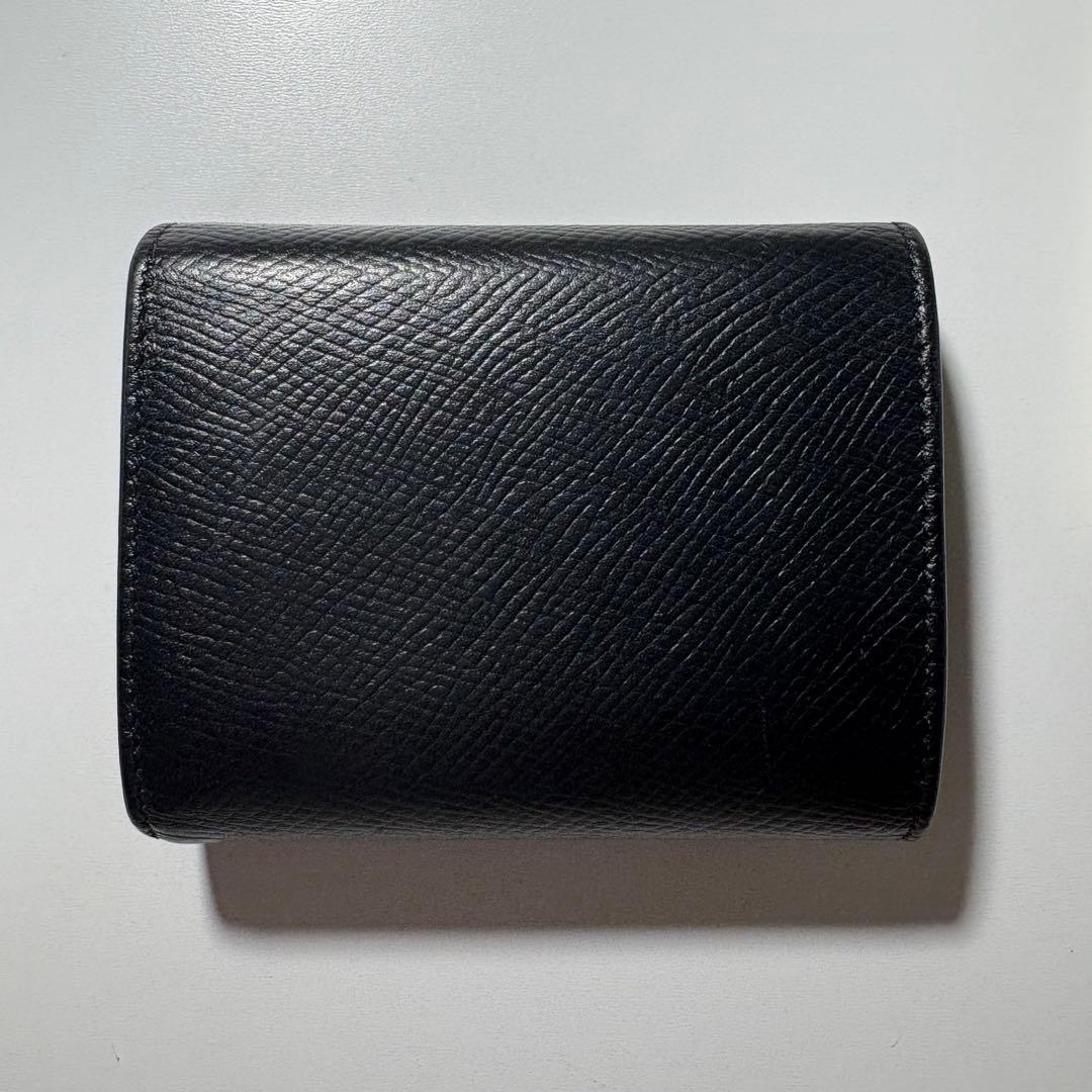 CELINE｜ブラックレザー 三つ折り財布
