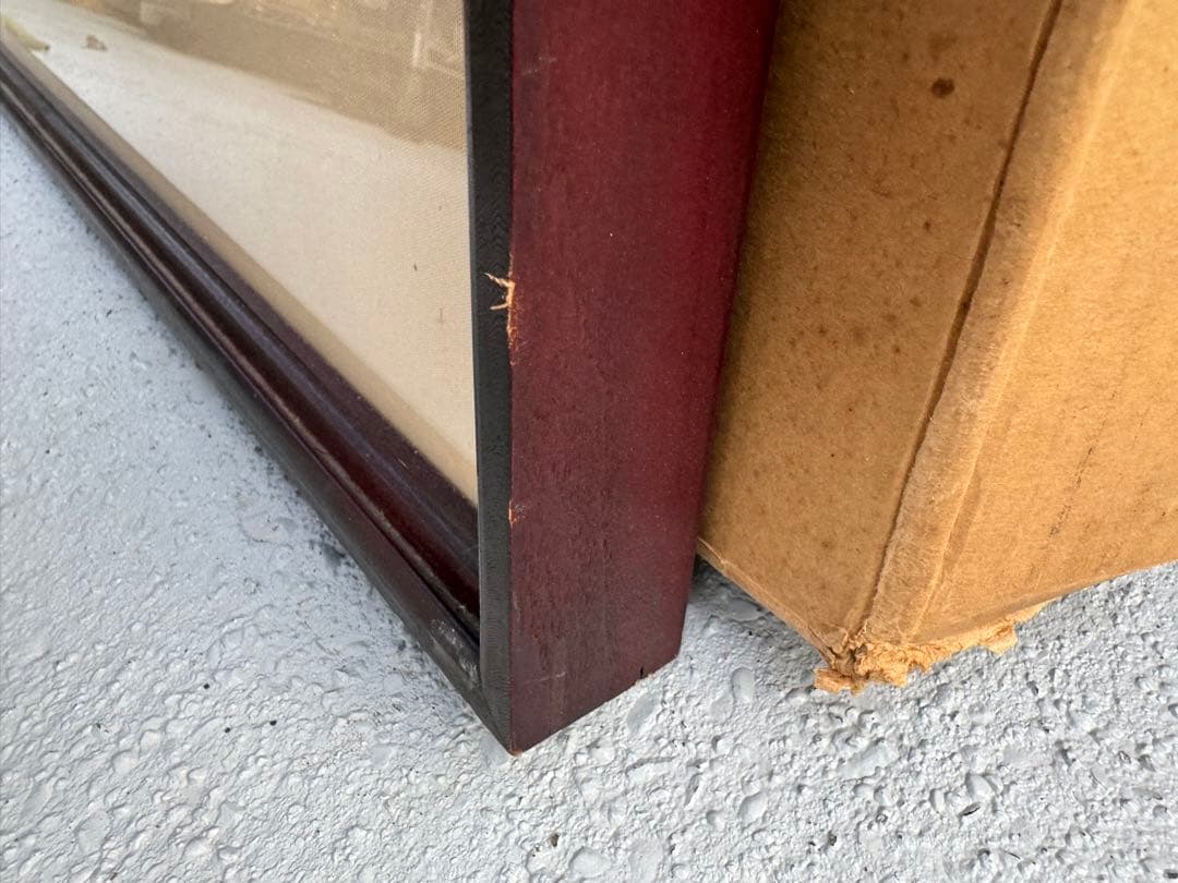 木版複製画日本画家堅山南風作品 【肥後椿】 額装品限定200部の第191号 箱付