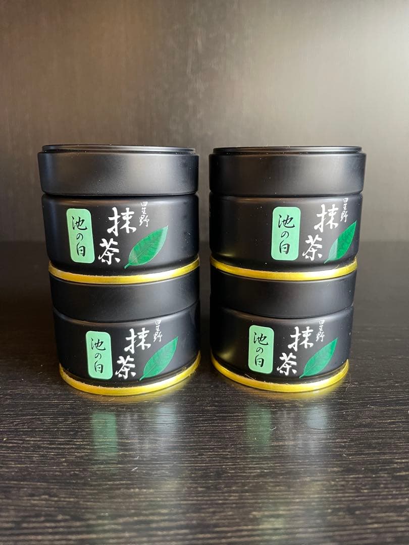 星野製茶園 抹茶 池の白20g 4缶セット