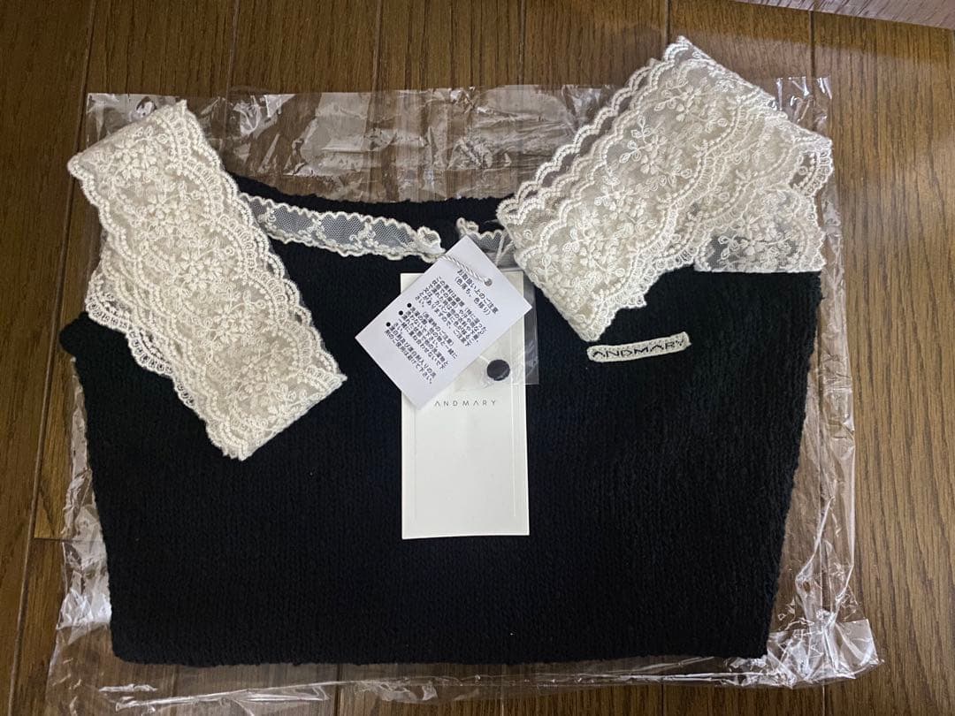 お値下げ不可　andmary Cotton ribbon tank