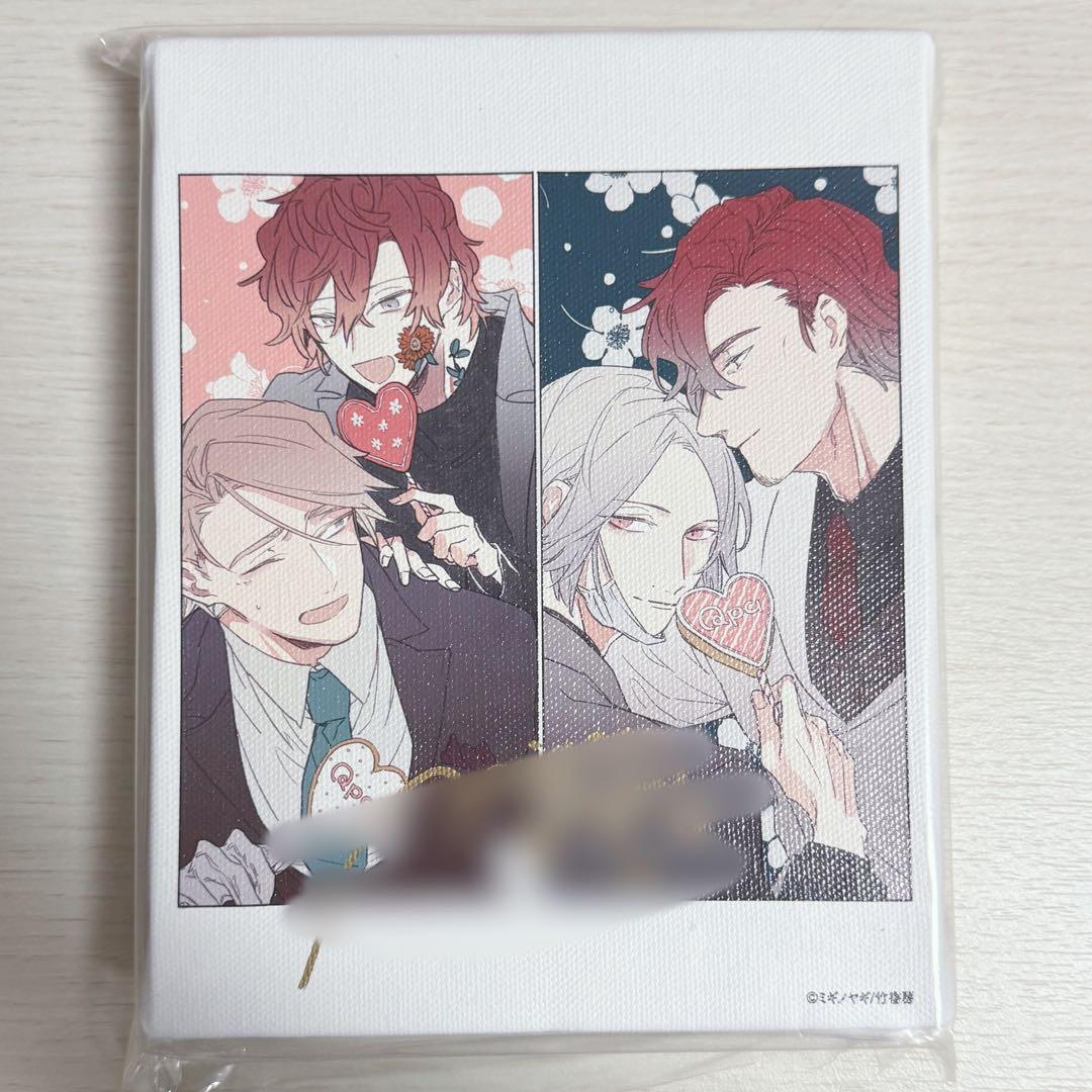 ミギノヤギ先生　たけくじ　直筆サイン入りキャンバスアート ミギノヤギ先生 たけくじ 直筆サイン入りキャンバスアート ミギノヤギ