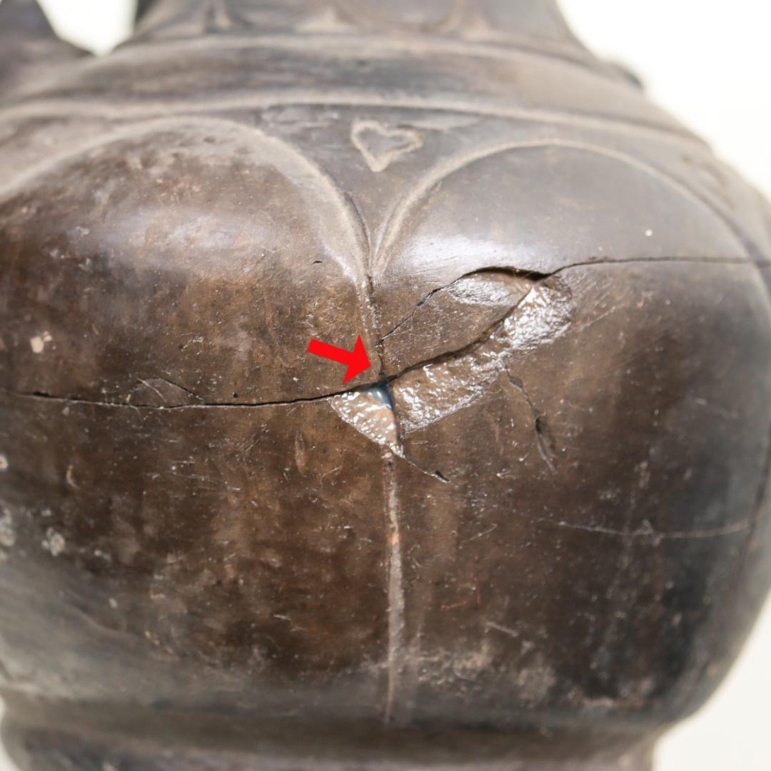 黒陶鳥形ケンディ テラコッタ 水差し