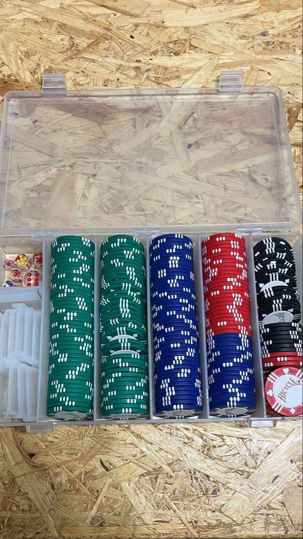 Bicycle バイシクル カジノチップ　ポーカーチップセット 大量　200枚