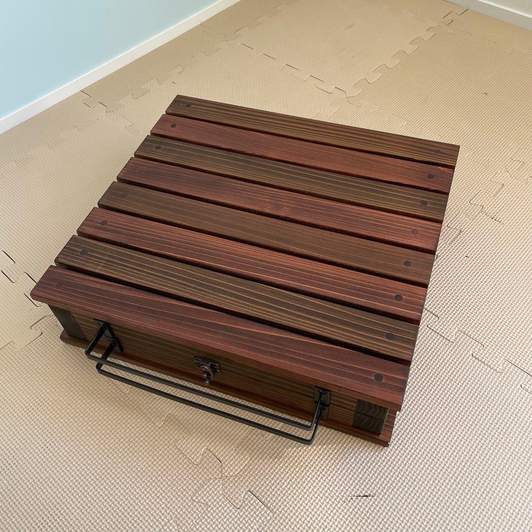 S. プロフィールご確認ください様専用】折りたたみローテーブル#147