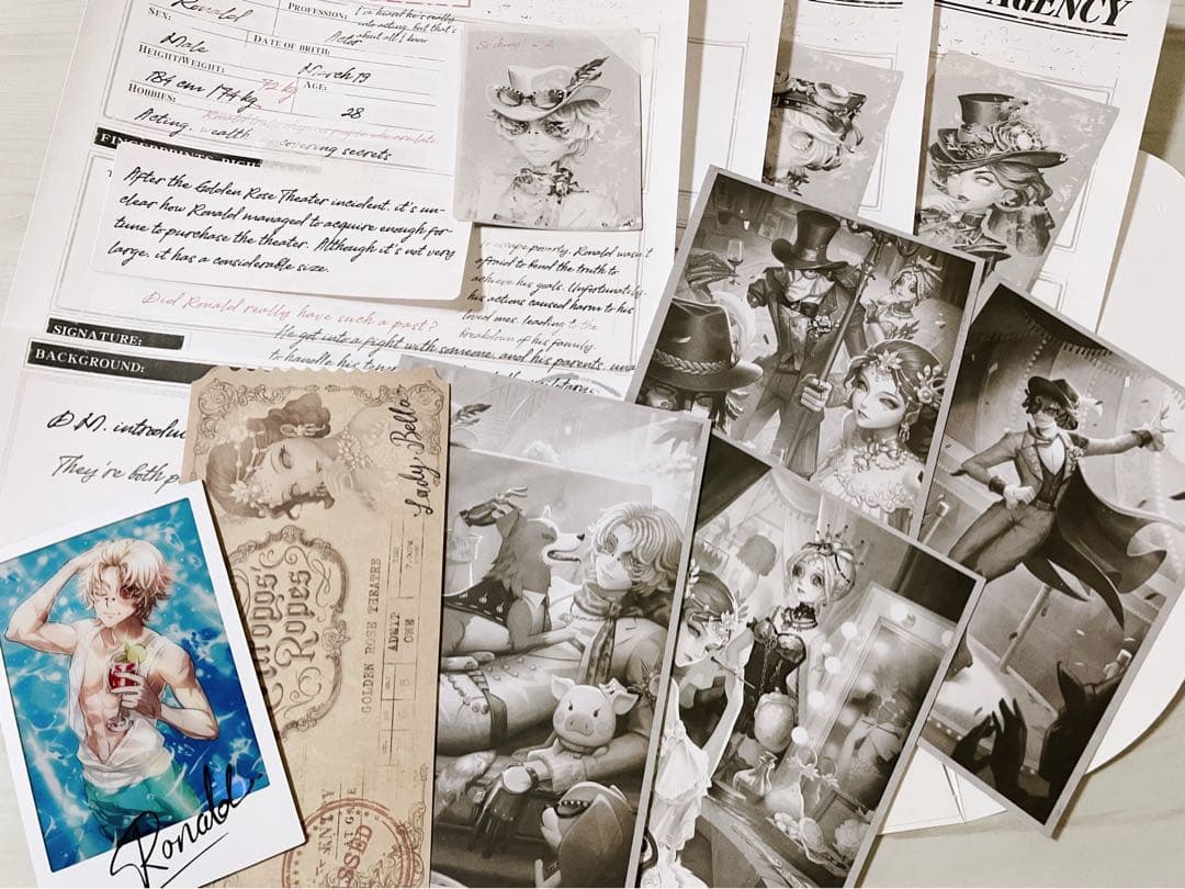 第五人格 トゥルース＆リーズニング 探鉱者 漫画冊子&資料セット