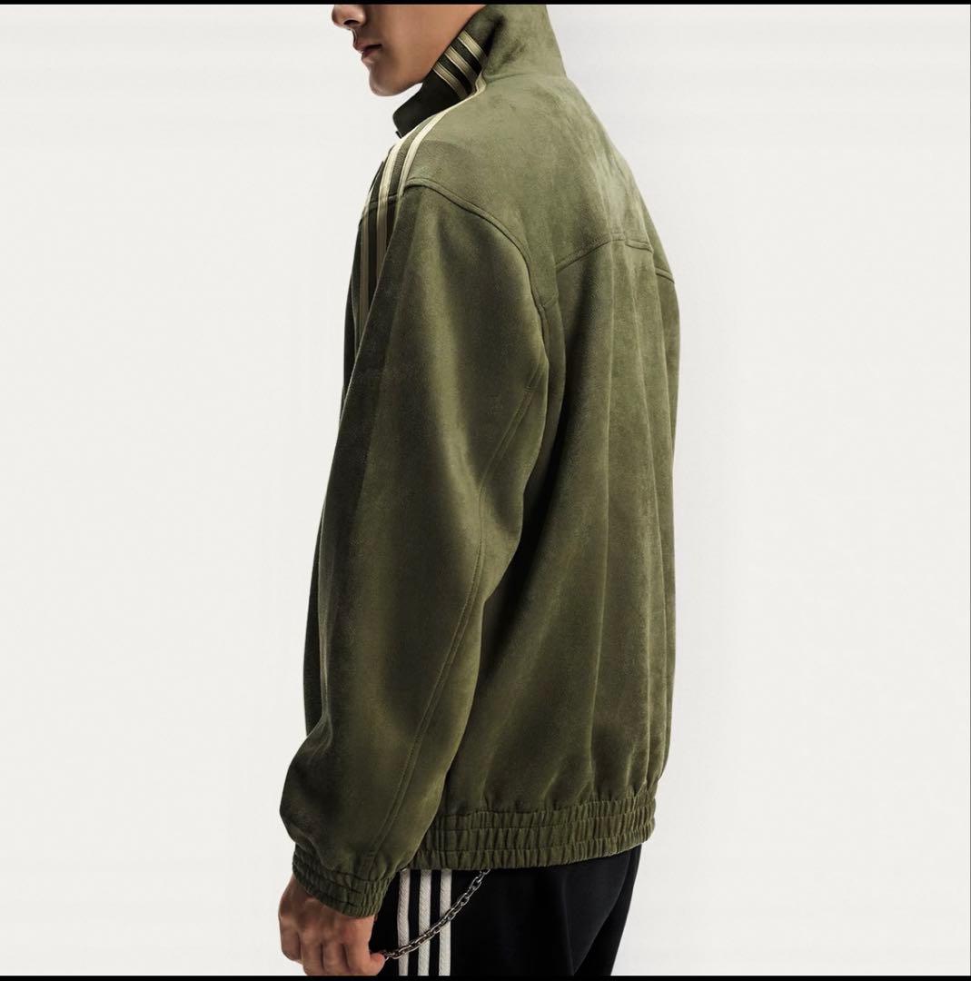 XS adidas originals スエード トラックジャケット 緑