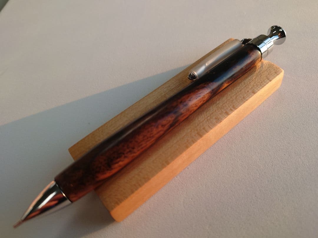 黒柿 シャープペンシル 新うるし 拭き漆 金継ぎ 補修済み - メルカリ