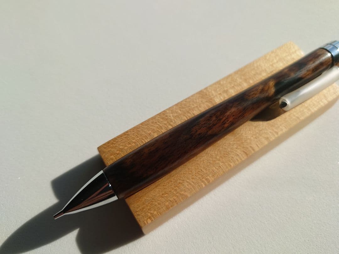 黒柿 シャープペンシル 新うるし 拭き漆 金継ぎ 補修済み - メルカリ