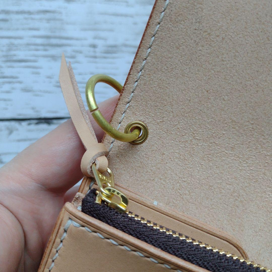 3層　ミドルトラッカー　ウォレット　イタリアンレザー