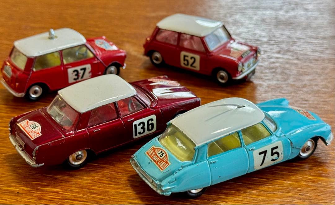 当時物コーギーcorgi toysモンテカルロカーセット中古品ローバーミニbmc