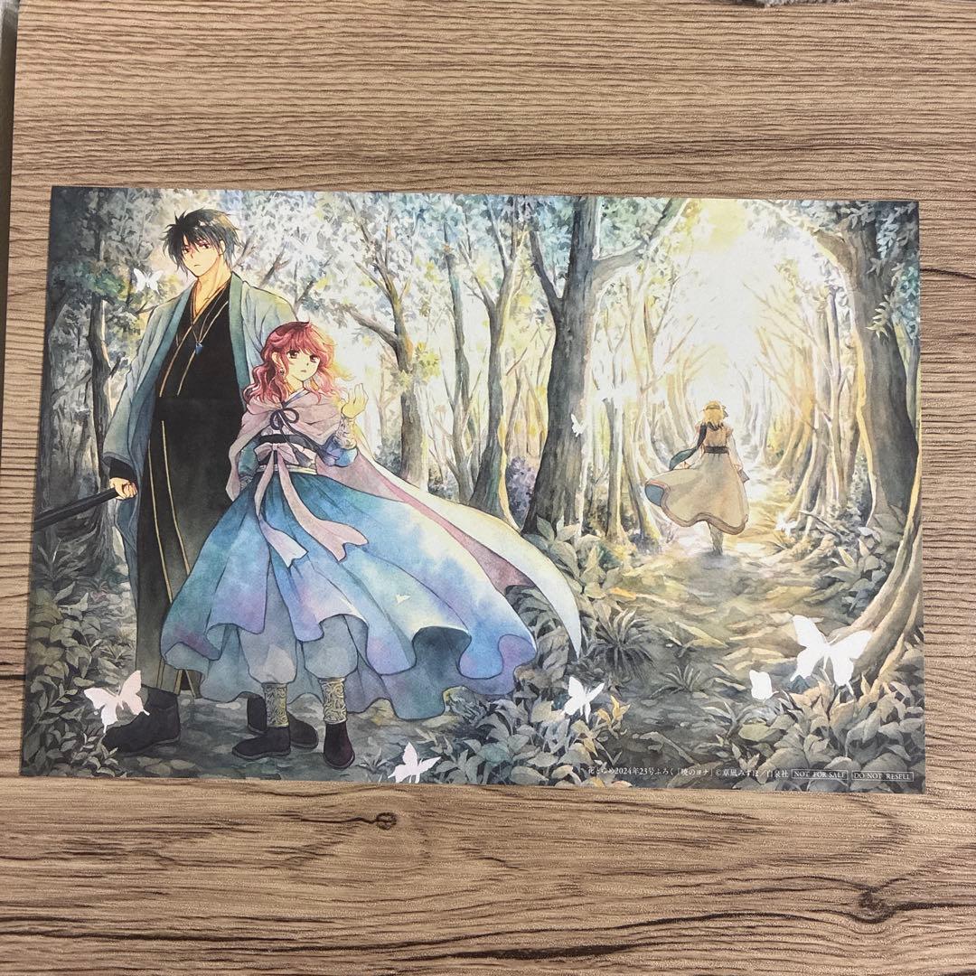 花とゆめ 付録 複製原画 暁のヨナ 2枚 - メルカリ