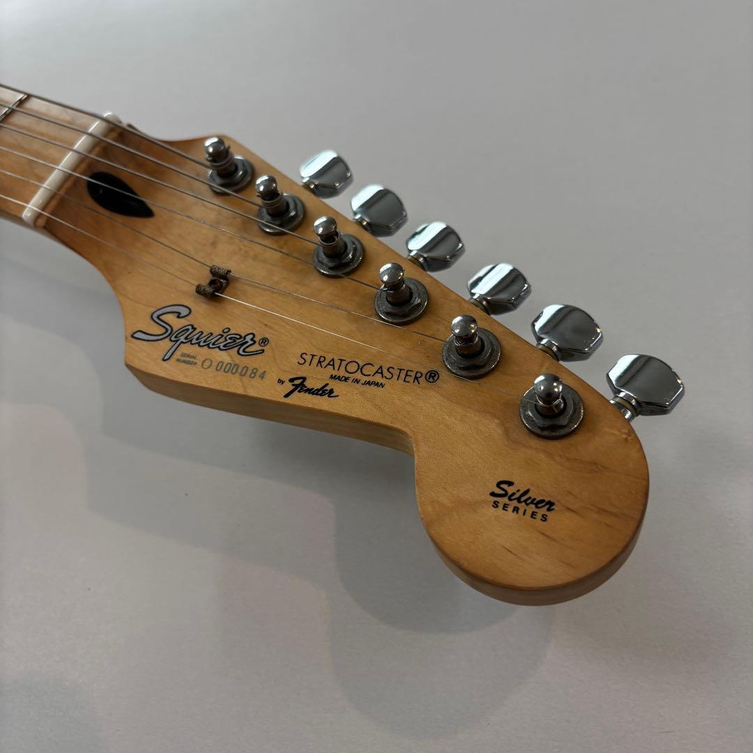 極美品希少モデル☆Squier ストラトキャスター シルバーシリーズ