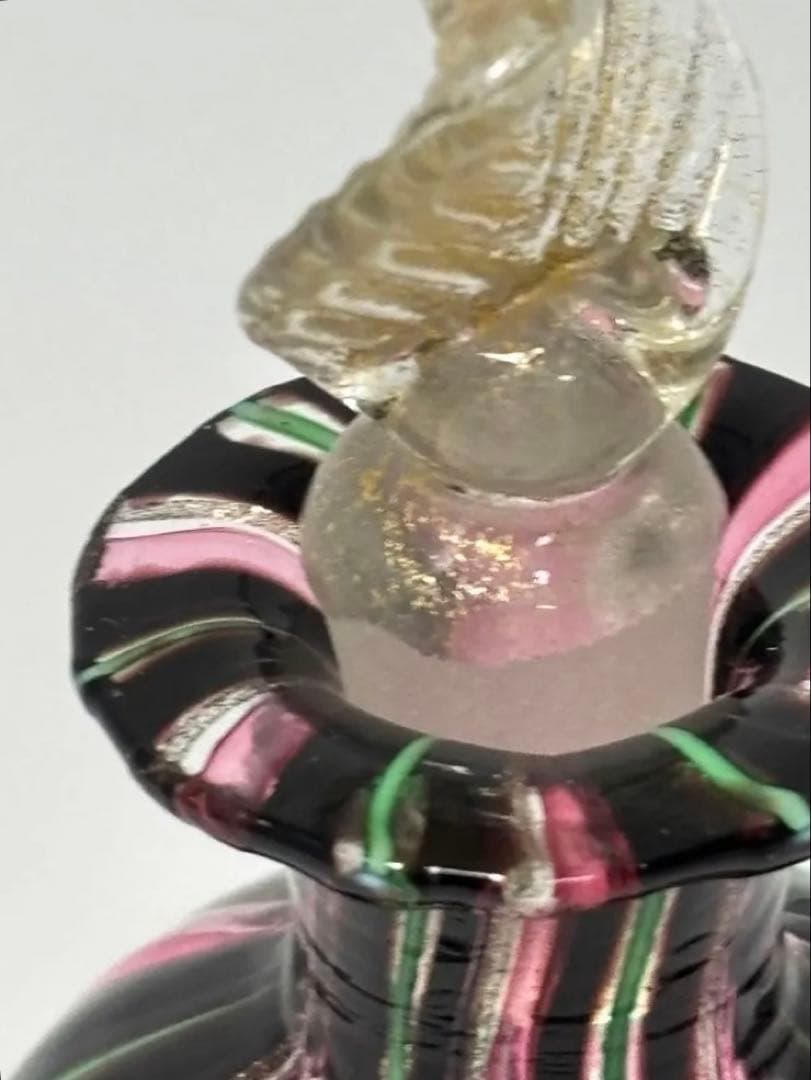 高級~香水瓶】欧州金彩ガラス作品・パフュームボトル・アンティーク