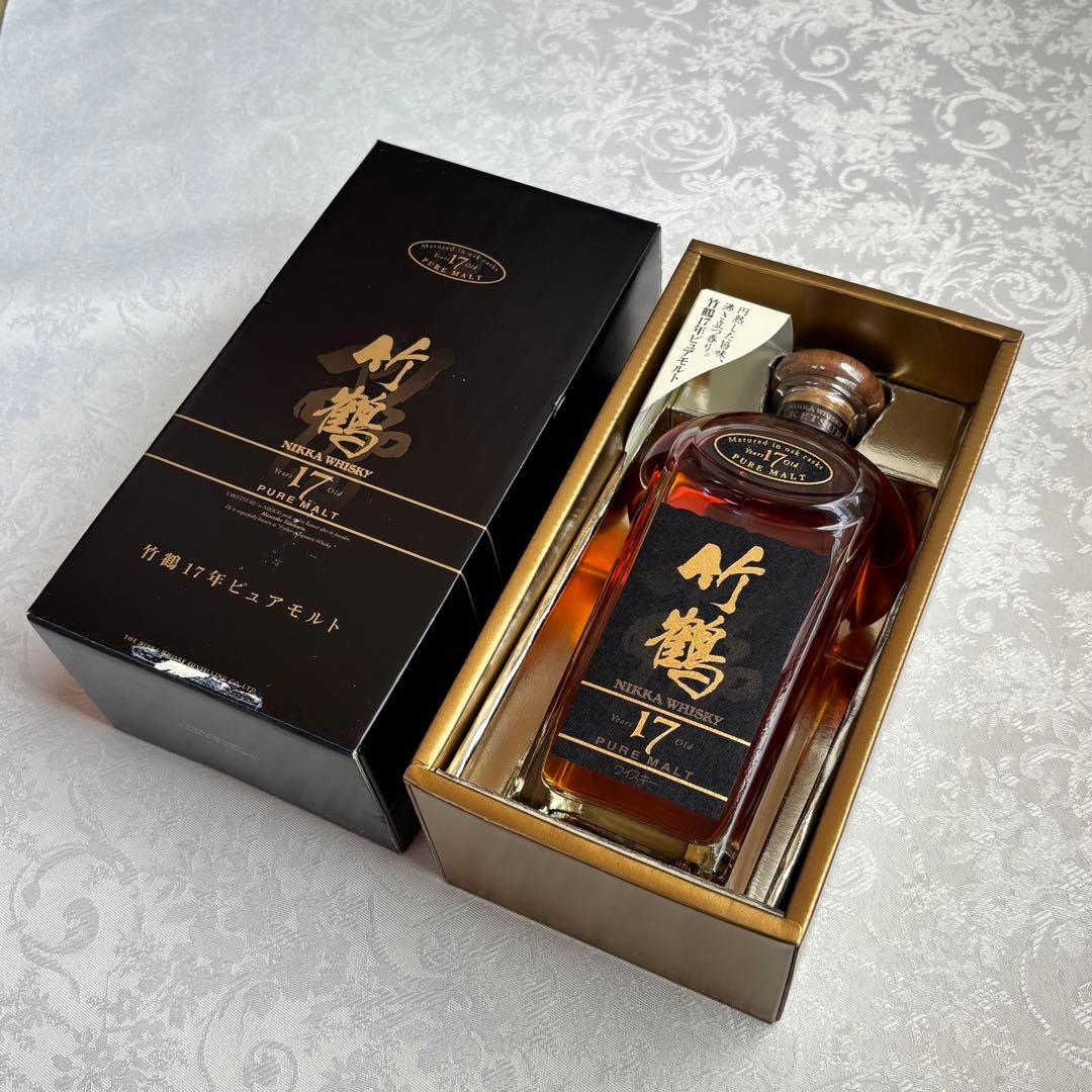 竹鶴 17年 シングルモルトウイスキー 箱入り