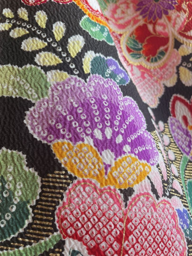 七五三7歳様総絞り柄豪華お着物フルセット