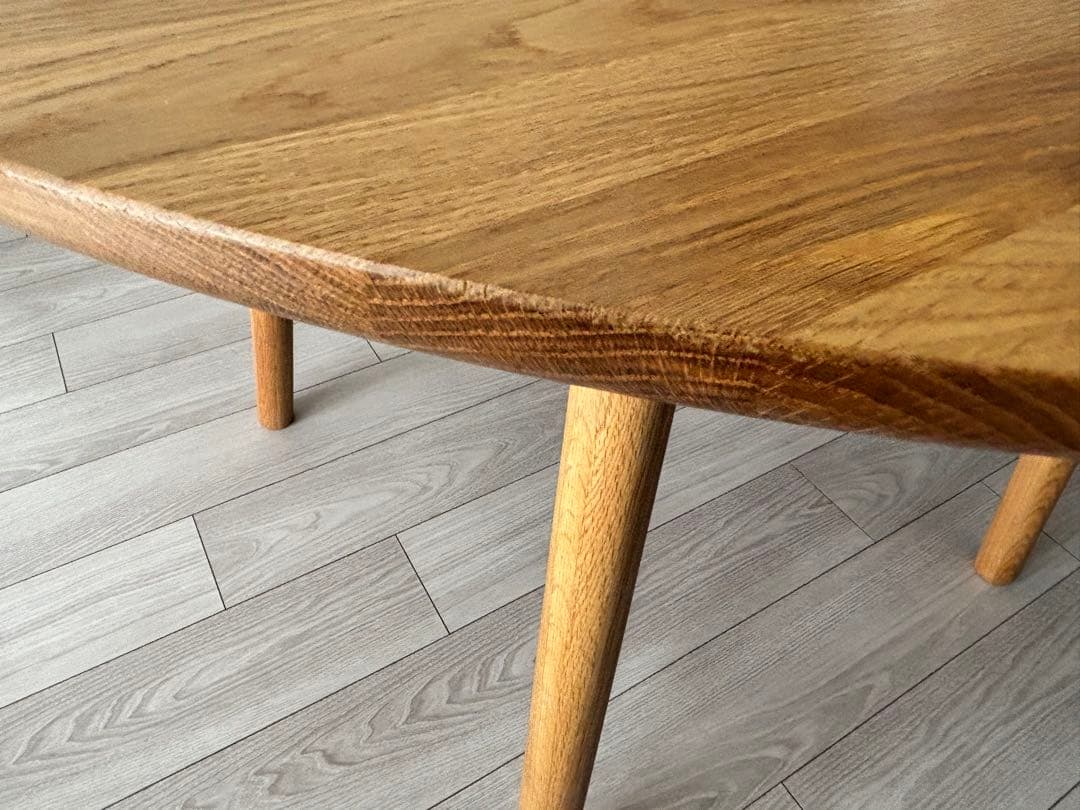 unico SOLK ラウンドダイニングテーブル　Φ1100