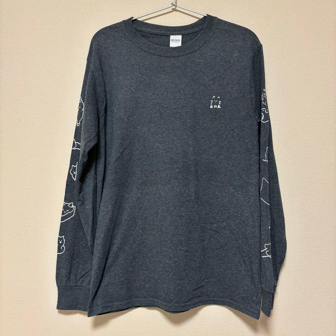 カネコアヤノ 猫抱きしめ ロンT ロンティー ロングTシャツ Sサイズ