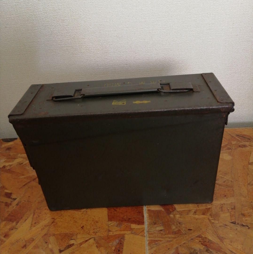 米軍放出品 アンモボックス 弾薬箱 大・小 2個セット　密閉缶　ツールボックス