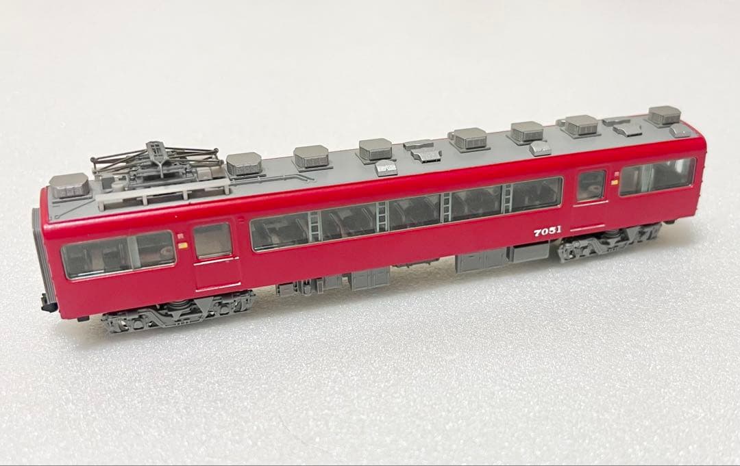 【精密加工、特製品】名鉄7000系復刻フェニックス7001f 系統板付きnゲージ