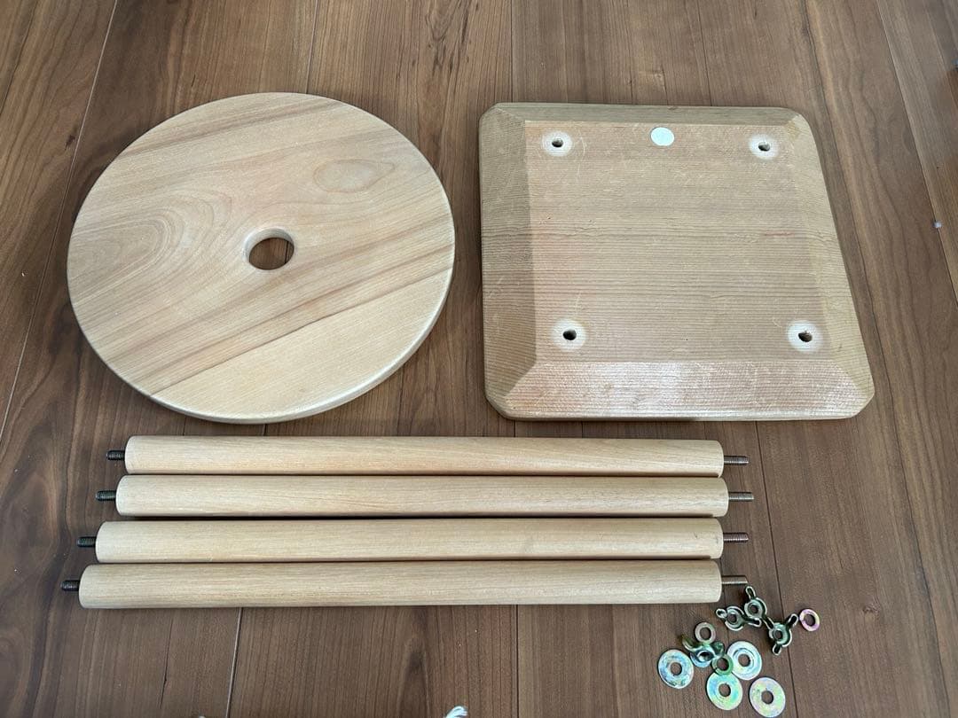 組紐台　組み紐台　組台　丸台 ＋ 組玉　おもり大8個　セット