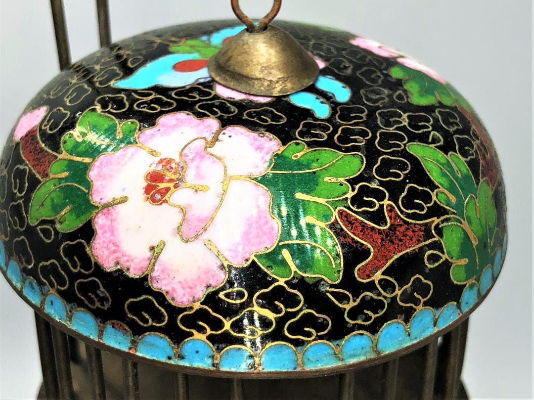 七宝虫籠 】 中華古玩 収蔵品 桐箱付きの通販はau PAY マーケット