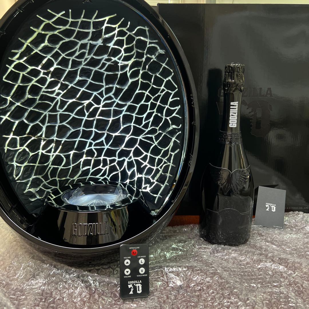 エンジェル シャンパンGODZILLA 70周年記念ボトル ANGEL CHAMPAGNE×ゴジラ70周年限定シャンパーニュ詳細 | テキエブ