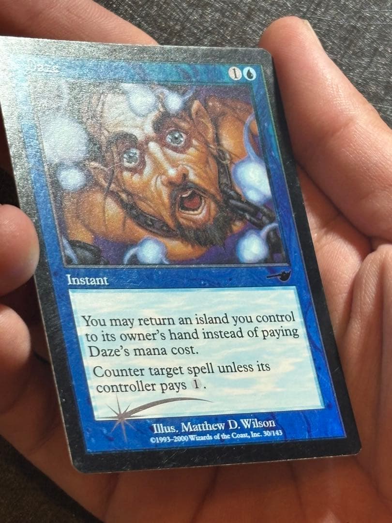 MTG 目くらまし foil NEM 英語版 初版 daze