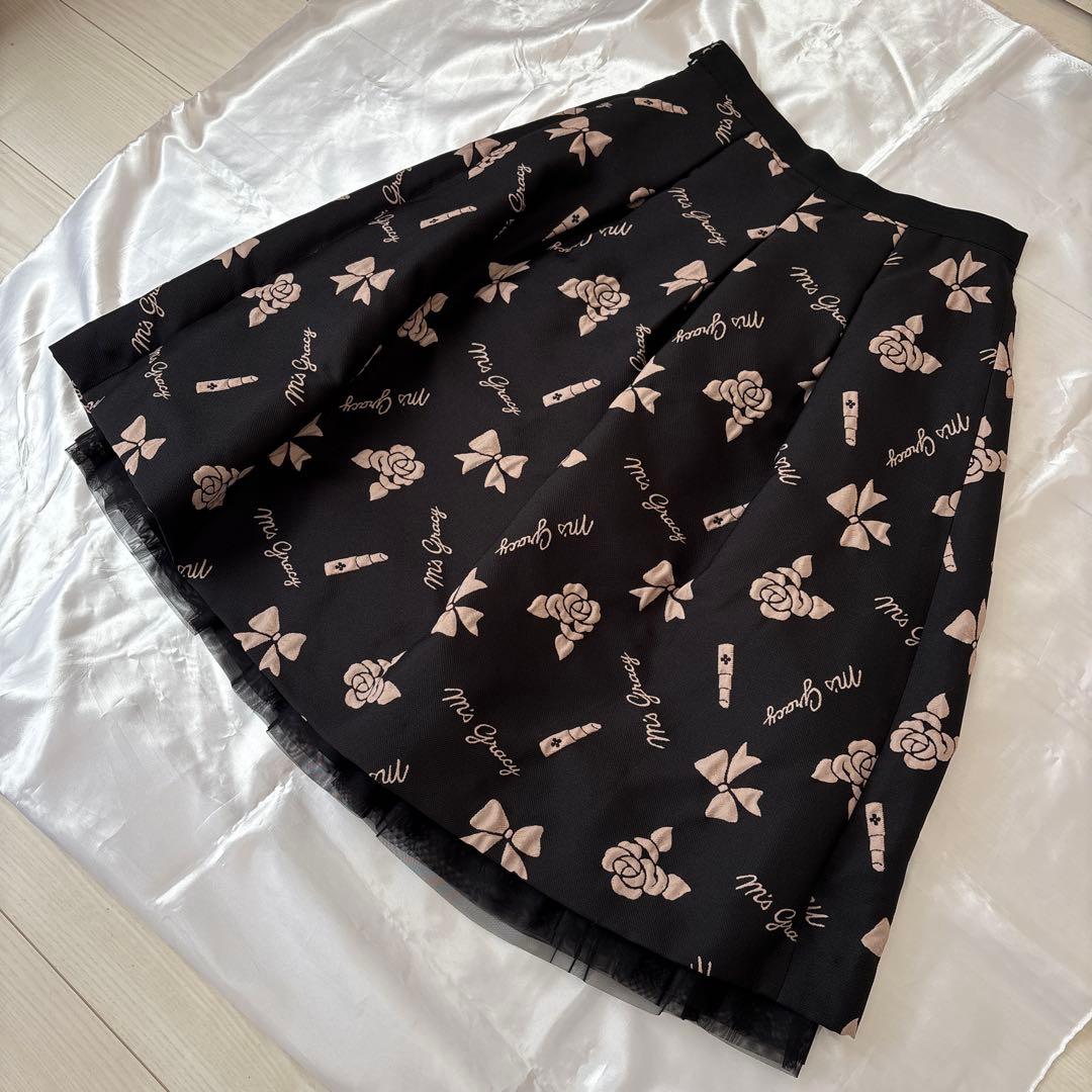 お値下げ❗️M'sグレイシーふんわりフレアースカート　ルネフォクシー