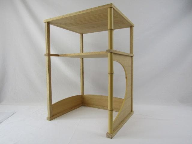 Y5-0929 ◇茶道具 裏千家 圓能斎好 猿臂棚 組立済品◇ Y5-0929 ◇茶道具 裏千家 圓能斎好 猿臂棚 組立済品◇