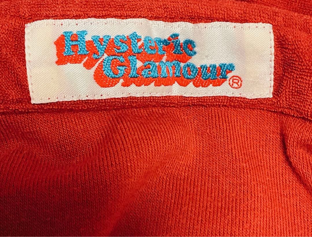 ヒステリックグラマー シングルライダースジャケット 羊革 0263LB01 赤