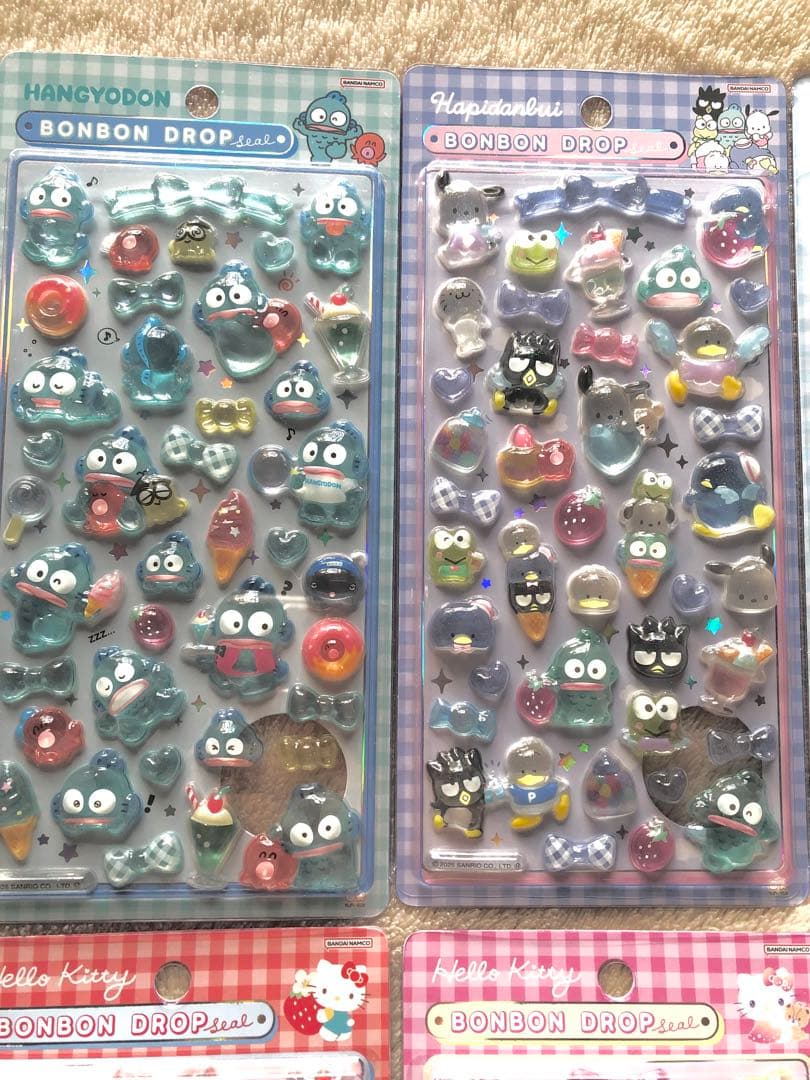【国内正規品】ボンボンドロップシール　サンリオ全8セットまとめ