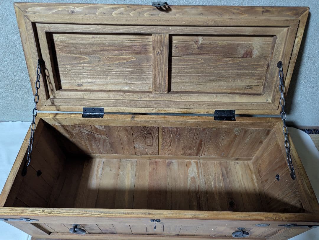 マドリッドコレクション】木製宝箱 木箱 おもちゃ箱 コンテナ