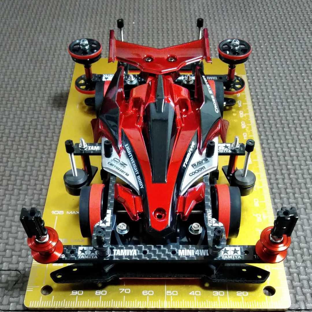 ミニ四駆 完成品 アバンテMKⅢ Red&Black - メルカリ