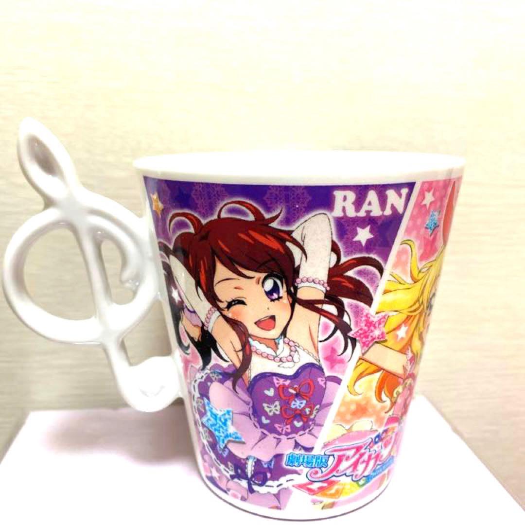 激レア】劇場版アイカツ音符マグカップ星宮いちご、霧矢あおい