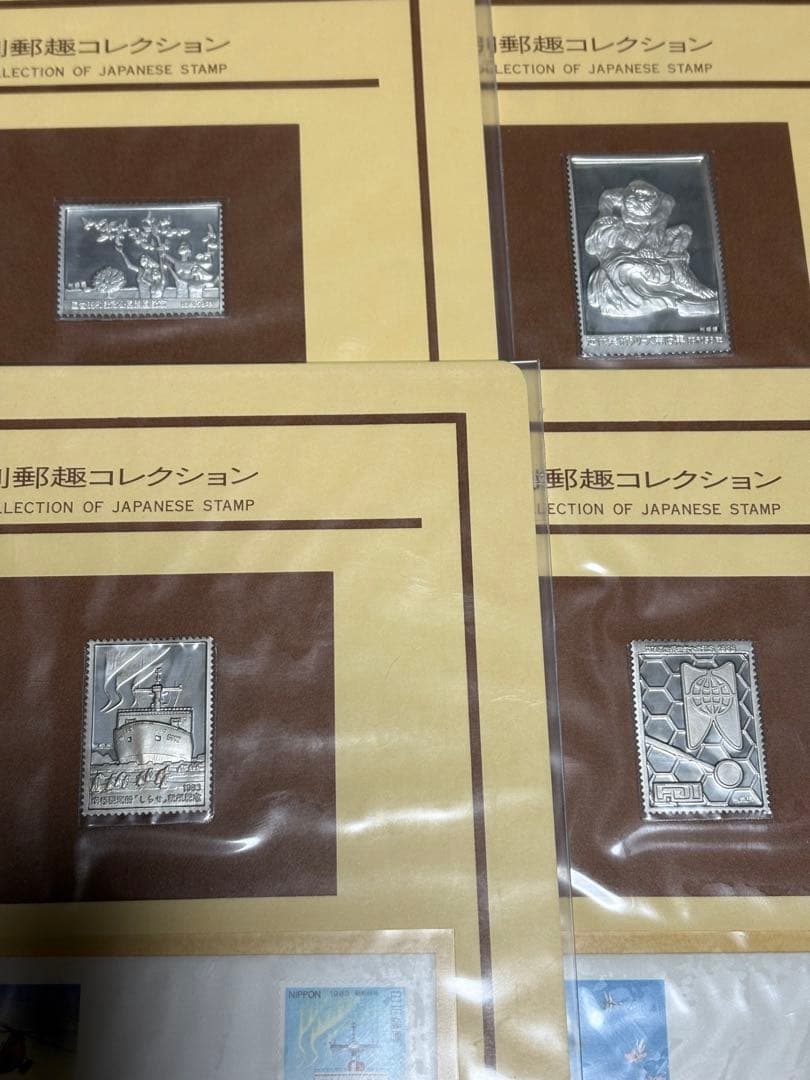 未開封 松本徽章工業 純銀張 金属工芸品 純銀/純銅 4種セット ②