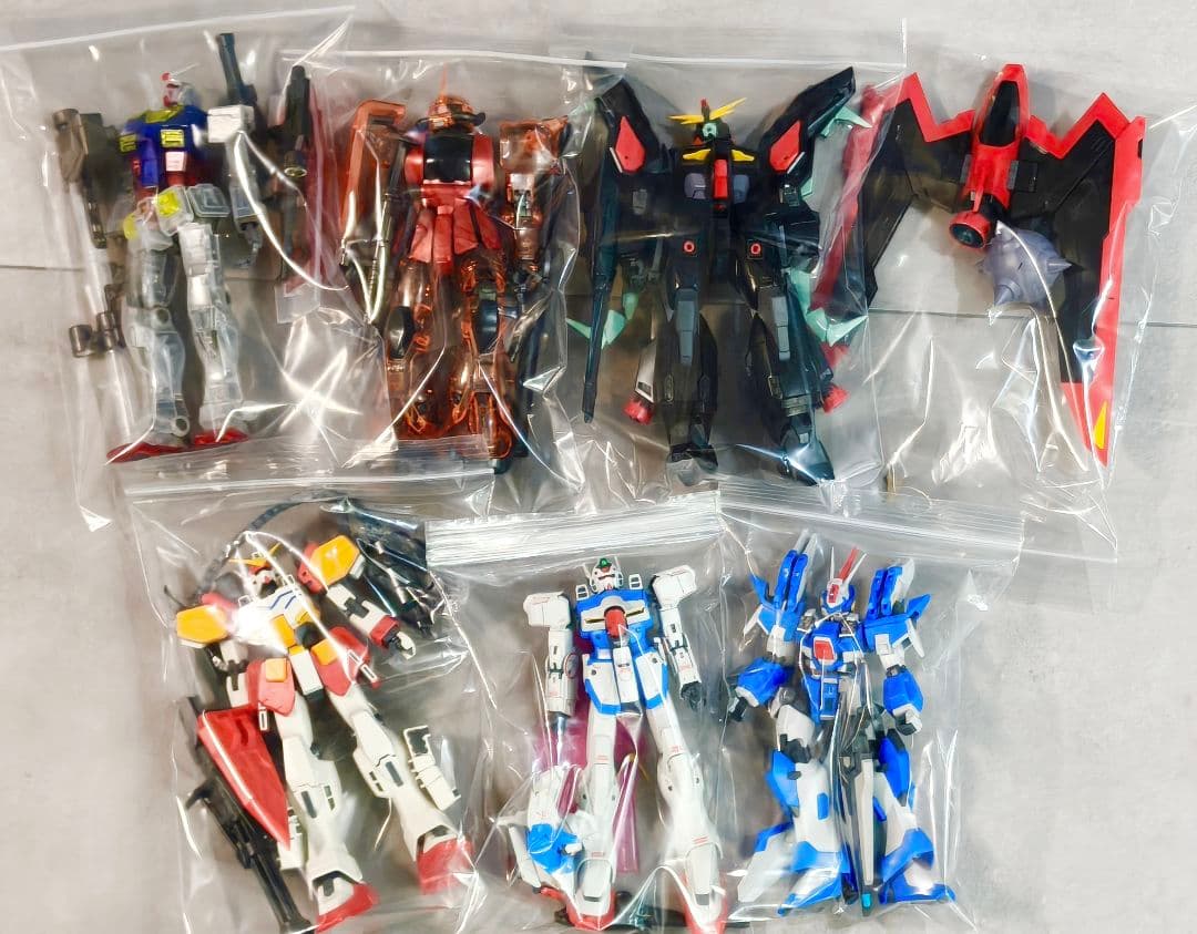 ガンプラ 組み立て済み ジャンク大量22体セット - メルカリ