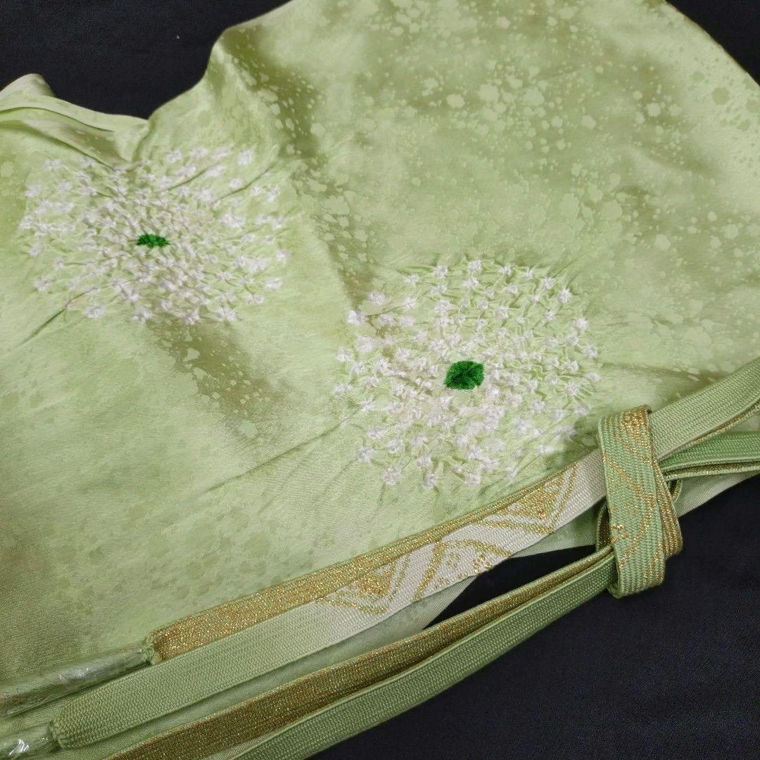 735 正絹 鈴乃屋誂え 珊瑚色 訪問着 4点フルセット - メルカリ