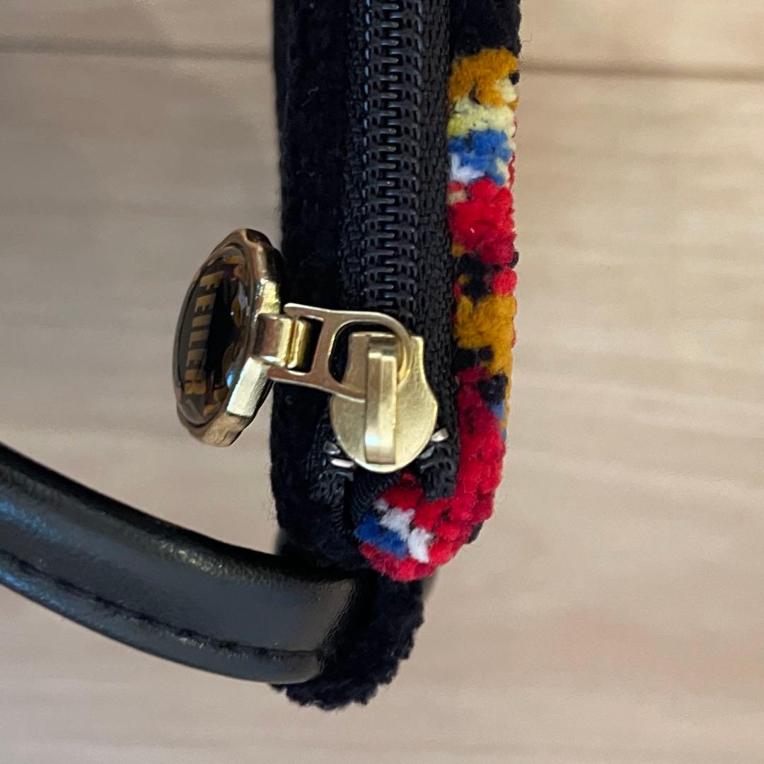 フェイラー　ハイジ　ミニポシェットショルダーバッグ　黒