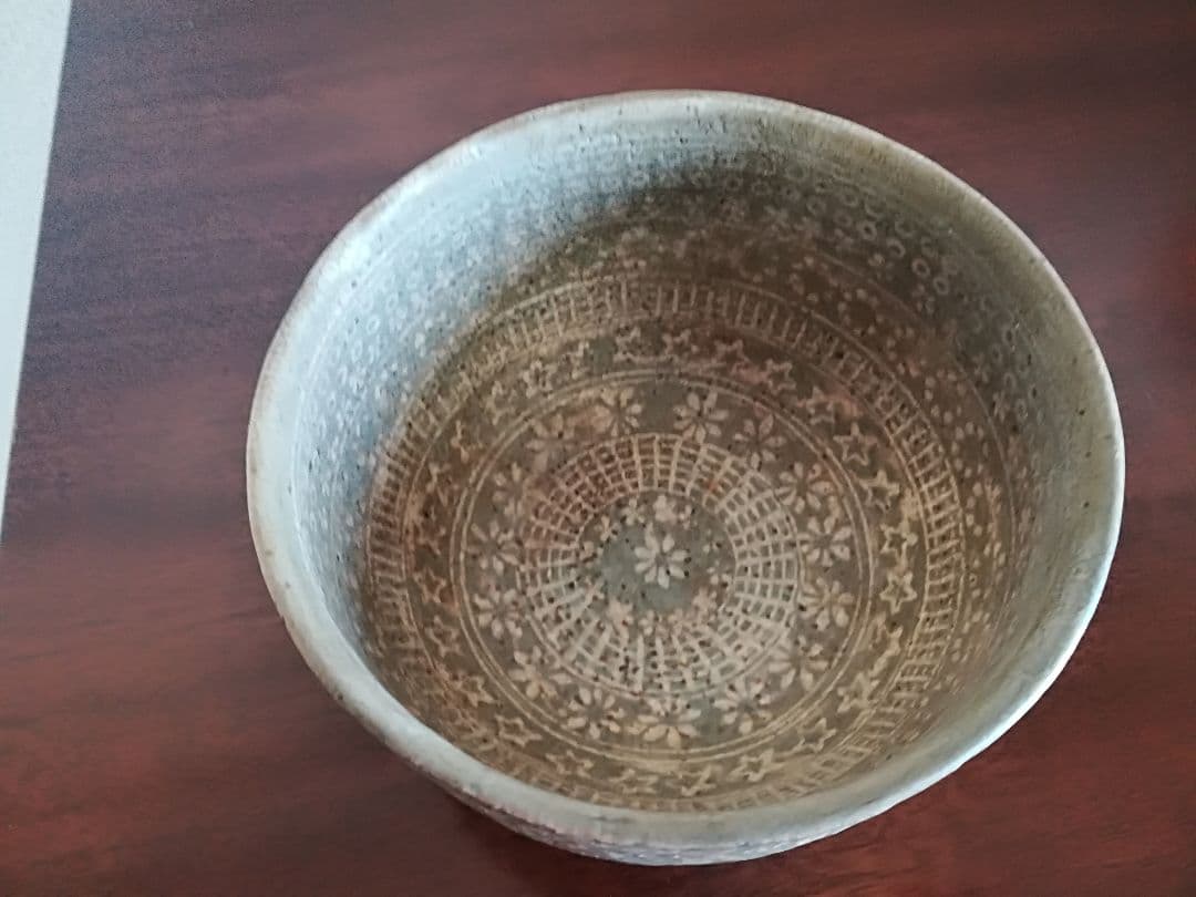 ⭐時代物茶道具 三島唐津 彫り唐津 茶盌 古唐津？朝鮮唐津 古美術骨董品